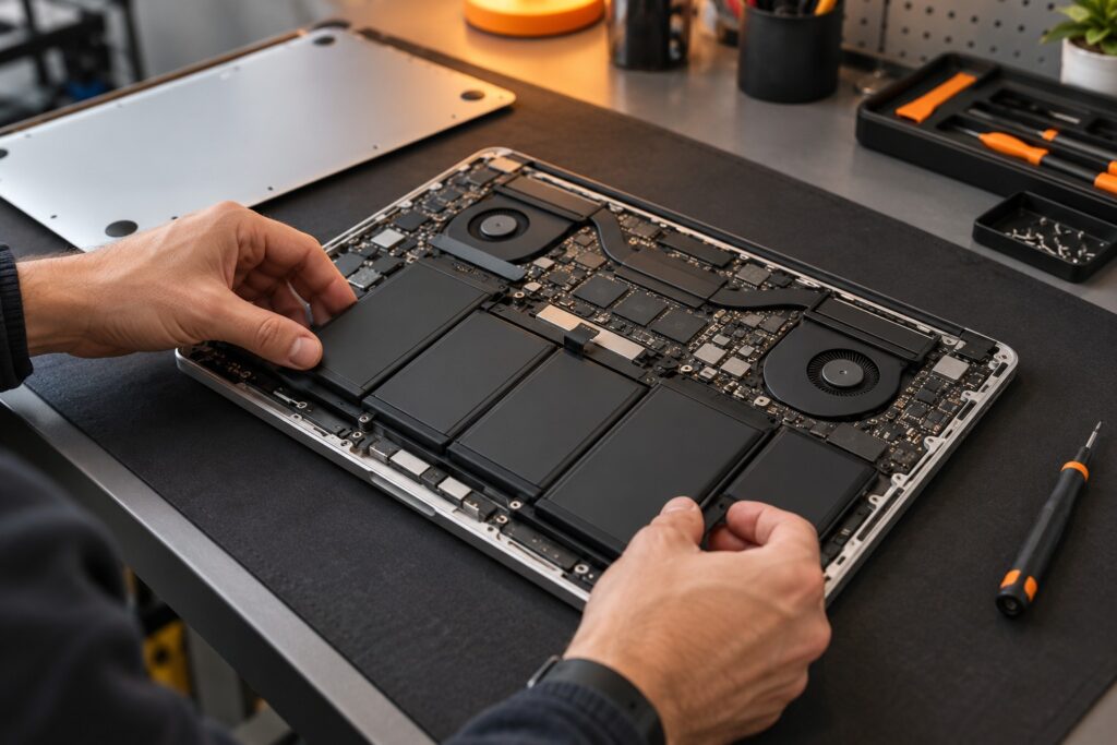 Remplacement batterie MacBook