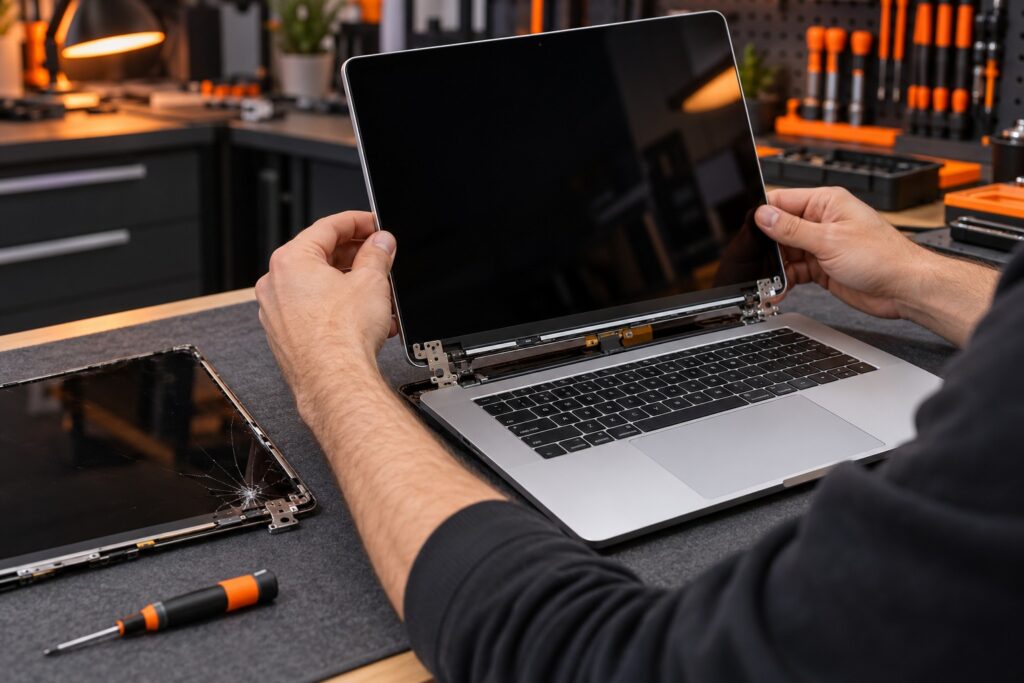 Remplacement écran MacBook