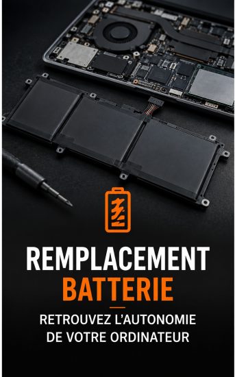 Remplacement batterie PC