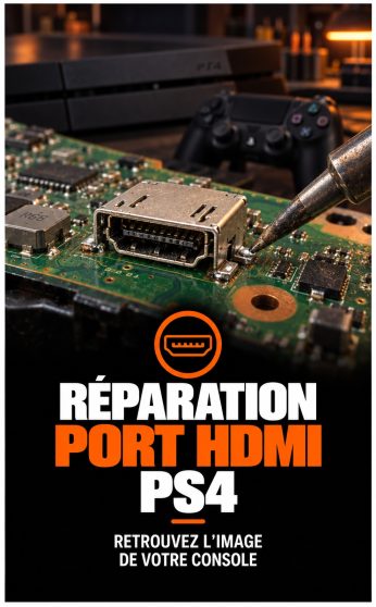 Réparation port HDMI PS4