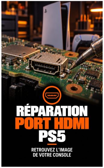 Réparation port HDMI PS5